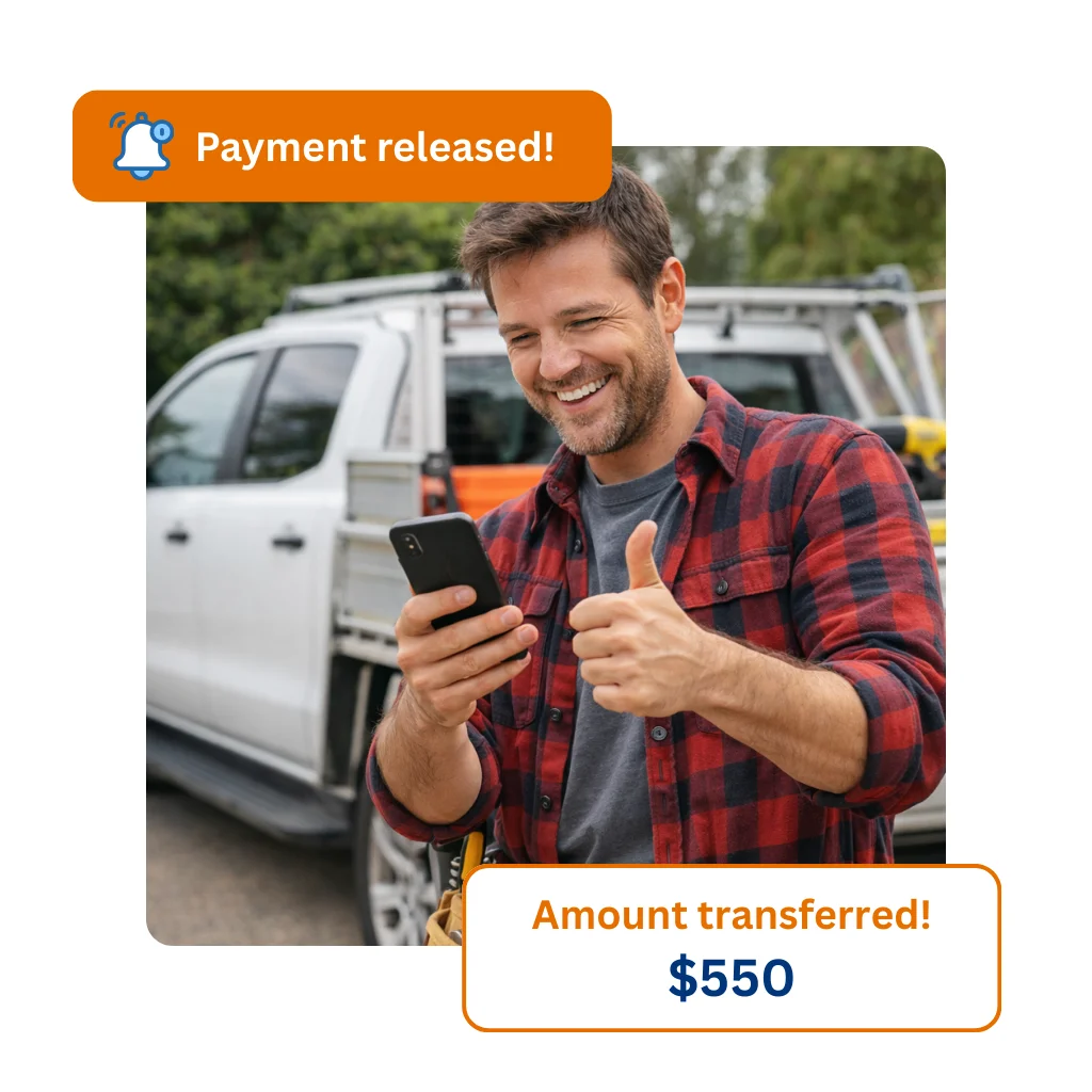 Complete the job and get paid